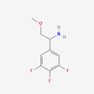 B1430024 2-Methoxy-1-(3,4,5-trifluorophenyl)ethan-1-amine CAS No. 1270344-10-9