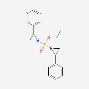 Ethyl bis[(2-phenylaziridin-1-yl)]phosphinate