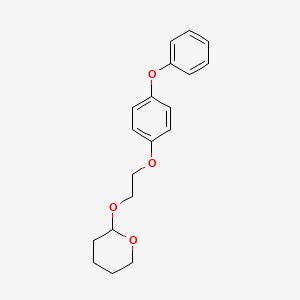 2H-Pyran, tetrahydro-2-[2-(4-phenoxyphenoxy)ethoxy]-