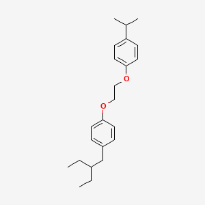 Benzene, 1-(2-ethylbutyl)-4-(2-(4-(1-methylethyl)phenoxy)ethoxy)-