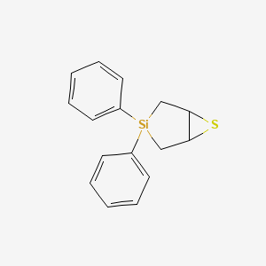 3,3-Diphenyl-6-thia-3-silabicyclo[3.1.0]hexane