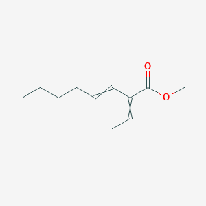 Methyl 2-ethylideneoct-3-enoate