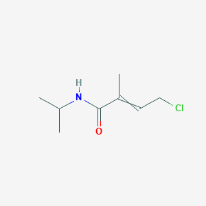 4-Chloro-2-methyl-N-(propan-2-yl)but-2-enamide