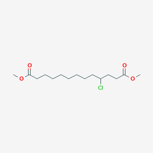 Dimethyl 4-chlorotridecanedioate