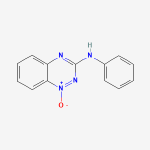 1,2,4-Benzotriazin-3-amine, N-phenyl-, 1-oxide