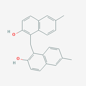 molecular formula C23H20O2 B14300341 1,1'-Methylenebis(6-methylnaphthalen-2-ol) CAS No. 112204-07-6