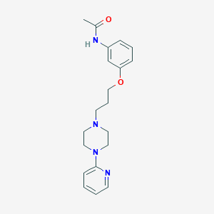 Acetamide, N-[3-[3-[4-(2-pyridinyl)-1-piperazinyl]propoxy]phenyl]-