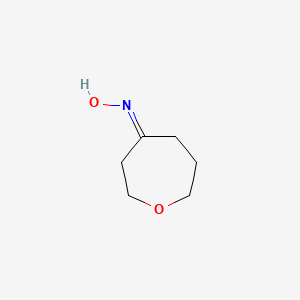molecular formula C6H11NO2 B1430036 N-(氧杂环戊-4-亚甲基)羟胺 CAS No. 1443987-55-0