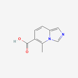 molecular formula C9H8N2O2 B1430037 5-甲基咪唑并[1,5-a]吡啶-6-羧酸 CAS No. 1432681-67-8