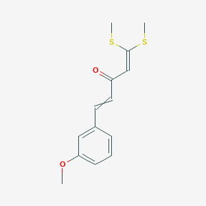 5-(3-Methoxyphenyl)-1,1-bis(methylsulfanyl)penta-1,4-dien-3-one