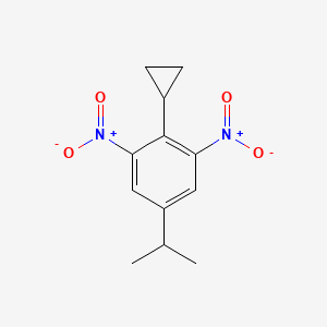 2-Cyclopropyl-1,3-dinitro-5-(propan-2-yl)benzene