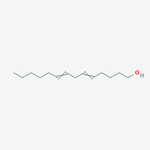 molecular formula C14H26O B14300502 Tetradeca-5,8-dien-1-ol CAS No. 121695-18-9