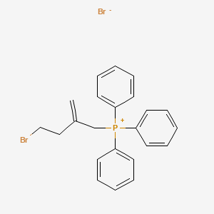 (4-Bromo-2-methylidenebutyl)(triphenyl)phosphanium bromide