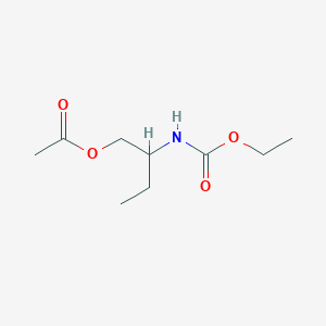 molecular formula C9H17NO4 B14300877 2-[(Ethoxycarbonyl)amino]butyl acetate CAS No. 113770-75-5