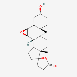 molecular formula C22H30O4 B14300887 3-beta-Hydroxy-6-beta,7-beta-epoxy-canrenone CAS No. 114577-03-6