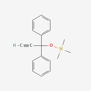 Silane, [(1,1-diphenyl-2-propynyl)oxy]trimethyl-