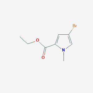 molecular formula C8H10BrNO2 B1430104 4-溴-1-甲基-1H-吡咯-2-羧酸乙酯 CAS No. 516465-78-4