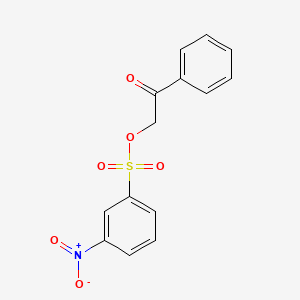 2-Oxo-2-phenylethyl 3-nitrobenzene-1-sulfonate