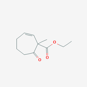 Ethyl 1-methyl-7-oxocyclohept-2-ene-1-carboxylate