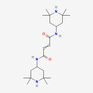 molecular formula C22H40N4O2 B14301091 2-Butenediamide, N,N'-bis(2,2,6,6-tetramethyl-4-piperidinyl)-, (Z)- CAS No. 115980-95-5