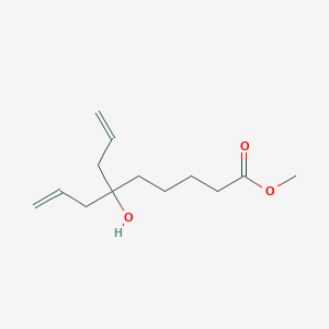 Methyl 6-hydroxy-6-(prop-2-EN-1-YL)non-8-enoate