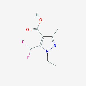 5-(difluoromethyl)-1-ethyl-3-methyl-1H-pyrazole-4-carboxylic acid