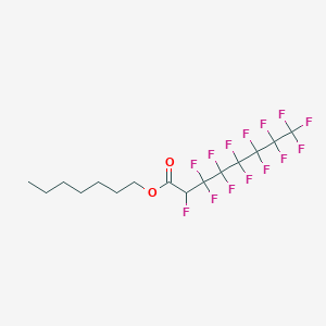 Heptyl 2,3,3,4,4,5,5,6,6,7,7,8,8,8-tetradecafluorooctanoate