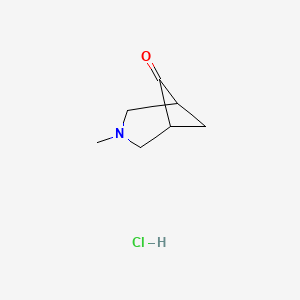3-Methyl-3-azabicyclo[3.1.1]heptan-6-one hydrochloride
