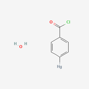 molecular formula C7H6ClHgO2 B14301164 (4-Carbonochloridoylphenyl)mercury;hydrate CAS No. 116614-67-6