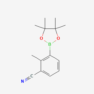 2-Methyl-3-(4,4,5,5-tetramethyl-1,3,2-dioxaborolan-2-yl)benzonitrile