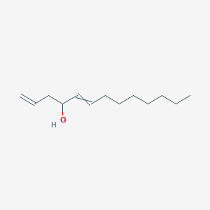 molecular formula C13H24O B14301172 Trideca-1,5-dien-4-OL CAS No. 119987-84-7