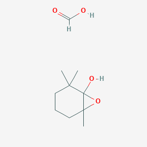 Formic acid;2,2,6-trimethyl-7-oxabicyclo[4.1.0]heptan-1-ol