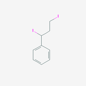 molecular formula C9H10I2 B14301236 (1,3-Diiodopropyl)benzene CAS No. 125763-65-7