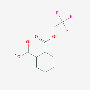 2-[(2,2,2-Trifluoroethoxy)carbonyl]cyclohexane-1-carboxylate