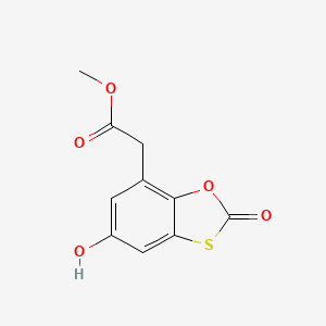 Methyl (5-hydroxy-2-oxo-2H-1,3-benzoxathiol-7-yl)acetate