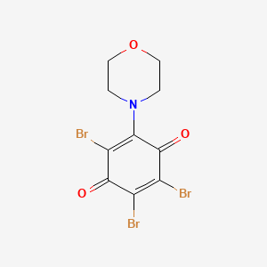 2,3,5-Tribromo-6-(morpholin-4-yl)cyclohexa-2,5-diene-1,4-dione