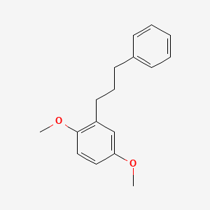 molecular formula C17H20O2 B14301253 1,4-Dimethoxy-2-(3-phenylpropyl)benzene CAS No. 118468-36-3