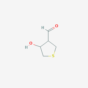 4-Hydroxythiolane-3-carbaldehyde