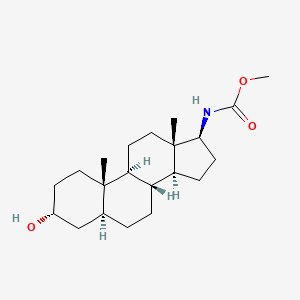 3-alpha-Hydroxy-17-beta-methoxycarbamoyl-5-alpha-androstane