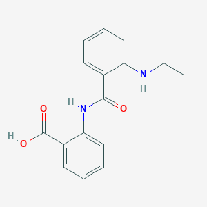 2-[2-(Ethylamino)benzamido]benzoic acid