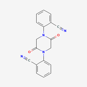 2,2'-(2,5-Dioxopiperazine-1,4-diyl)dibenzonitrile