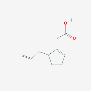 [5-(Prop-2-en-1-yl)cyclopent-1-en-1-yl]acetic acid