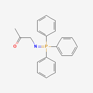 1-[(Triphenyl-lambda~5~-phosphanylidene)amino]propan-2-one