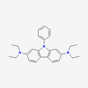 N~2~,N~2~,N~7~,N~7~-Tetraethyl-9-phenyl-9H-carbazole-2,7-diamine