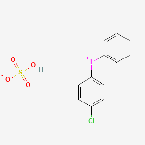 (4-Chlorophenyl)(phenyl)iodanium hydrogen sulfate