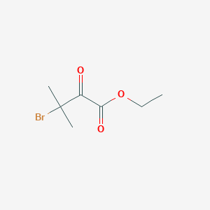 Butanoic acid, 3-bromo-3-methyl-2-oxo-, ethyl ester