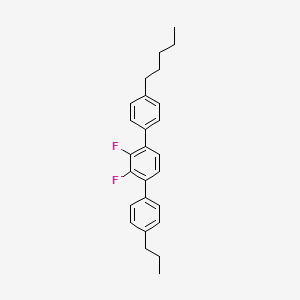 2,3-Difluoro-1-(4-pentylphenyl)-4-(4-propylphenyl)benzene