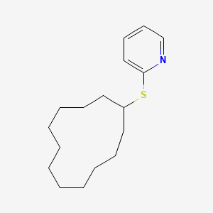 molecular formula C17H27NS B14301571 2-(Cyclododecylsulfanyl)pyridine CAS No. 122334-52-5