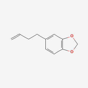 molecular formula C11H12O2 B14301665 5-(But-3-en-1-yl)-2H-1,3-benzodioxole CAS No. 117749-13-0