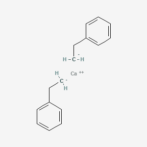 molecular formula C16H18Ca B14301681 calcium;ethylbenzene CAS No. 113360-70-6